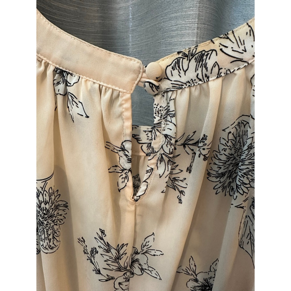 Torrid Plus 2X Blush Pink Black Floral Halter Neck Tank Top - Picture 9 of 12